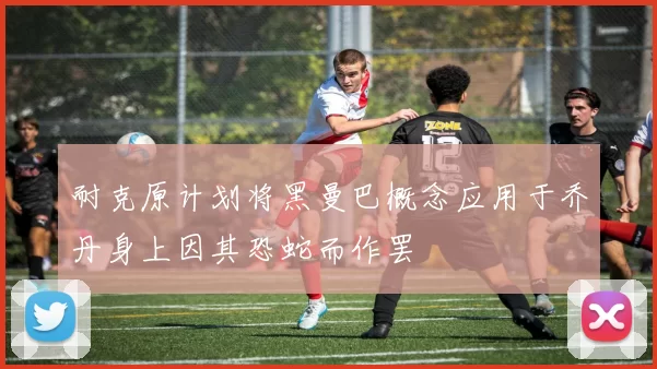 耐克原计划将黑曼巴概念应用于乔丹身上因其恐蛇而作罢